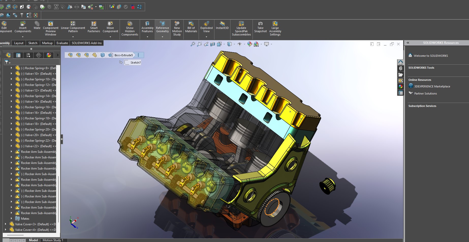 V6 Engine Assembly preview