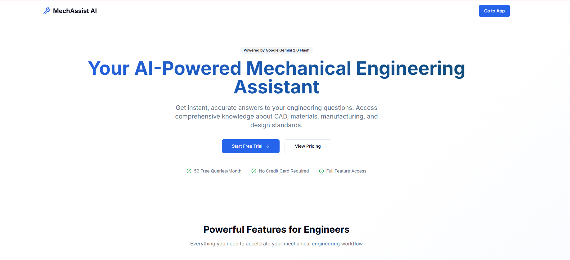 MechAssist AI preview